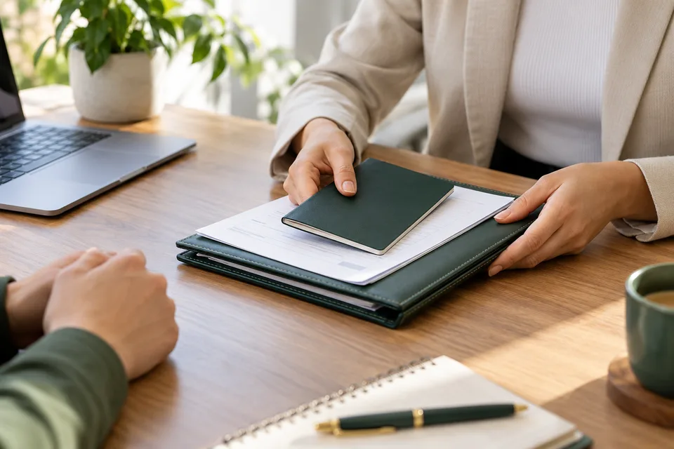 Identity and application documents organized for an ITIN application